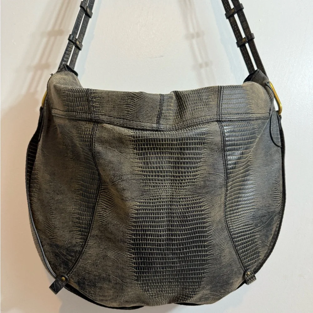 Deena & Ozzy Reptile Hobo Bag